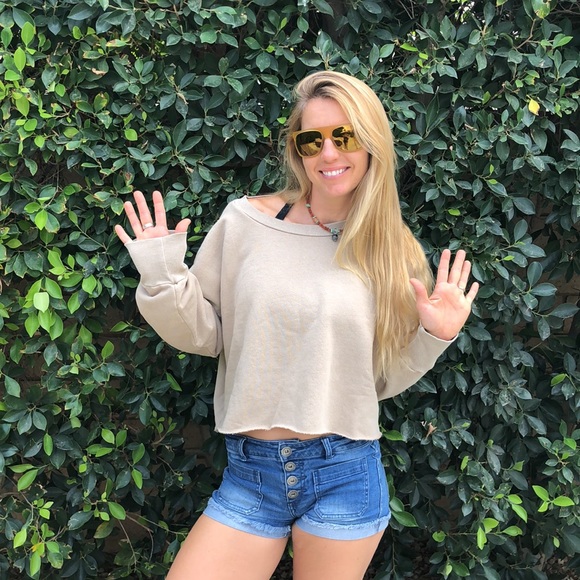 🌴🔆TALENTLESS- CROPPED FRENCH CREW SWEATSHIRT - Picture 8 of 16